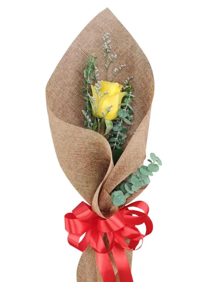 1 stem yellow ecuadorian rose single yellow rose gift delivery Batangas
