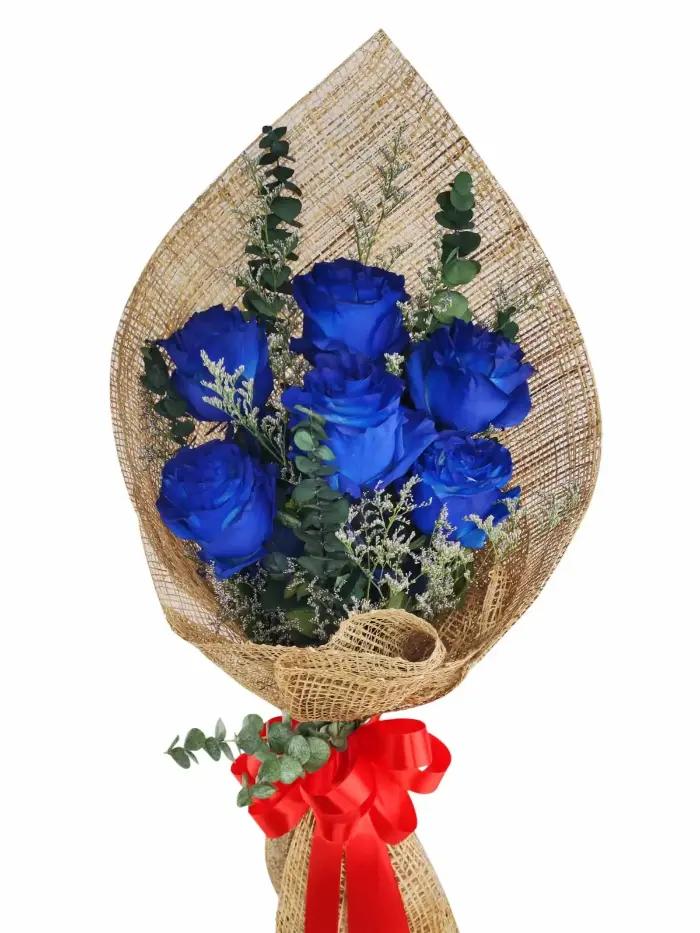 Blue Ecuadorian roses bouquet delivery Metro Manila