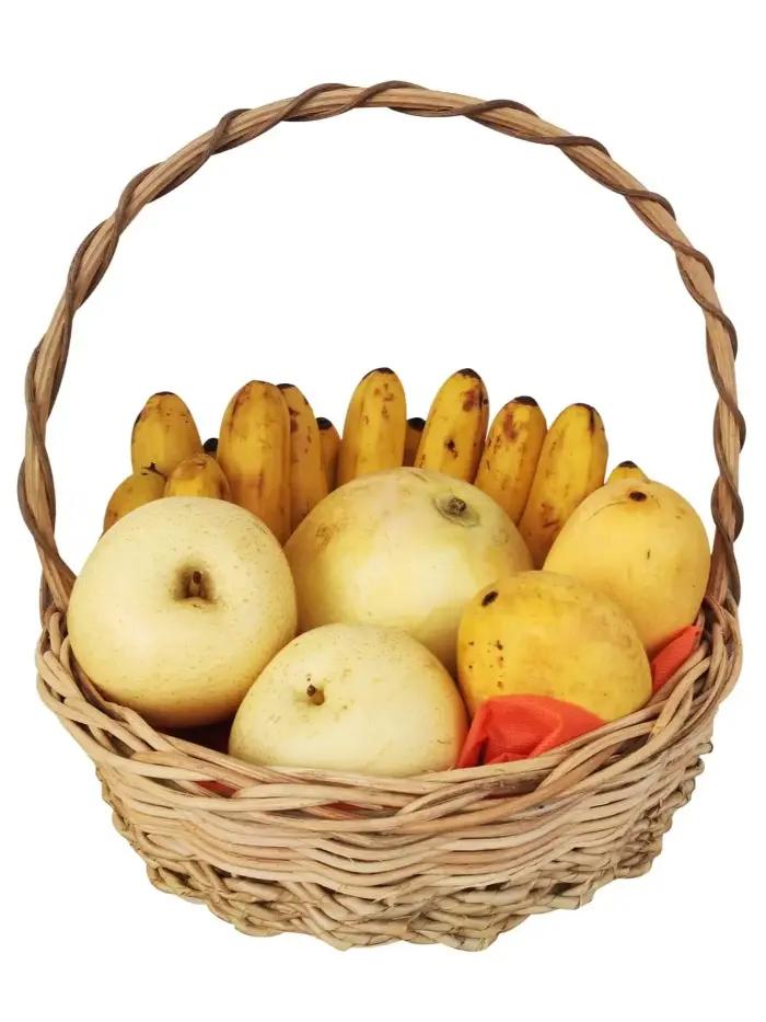 Native Woven Fruit Basket Mango and Bananas – Fruit Basket Delivery Rizal