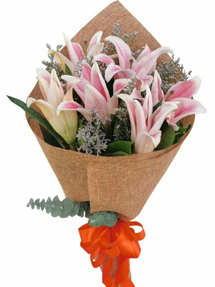 Elegant Affordable Stargazer Flower Arrangements Same Day Delivery To Maconacon City