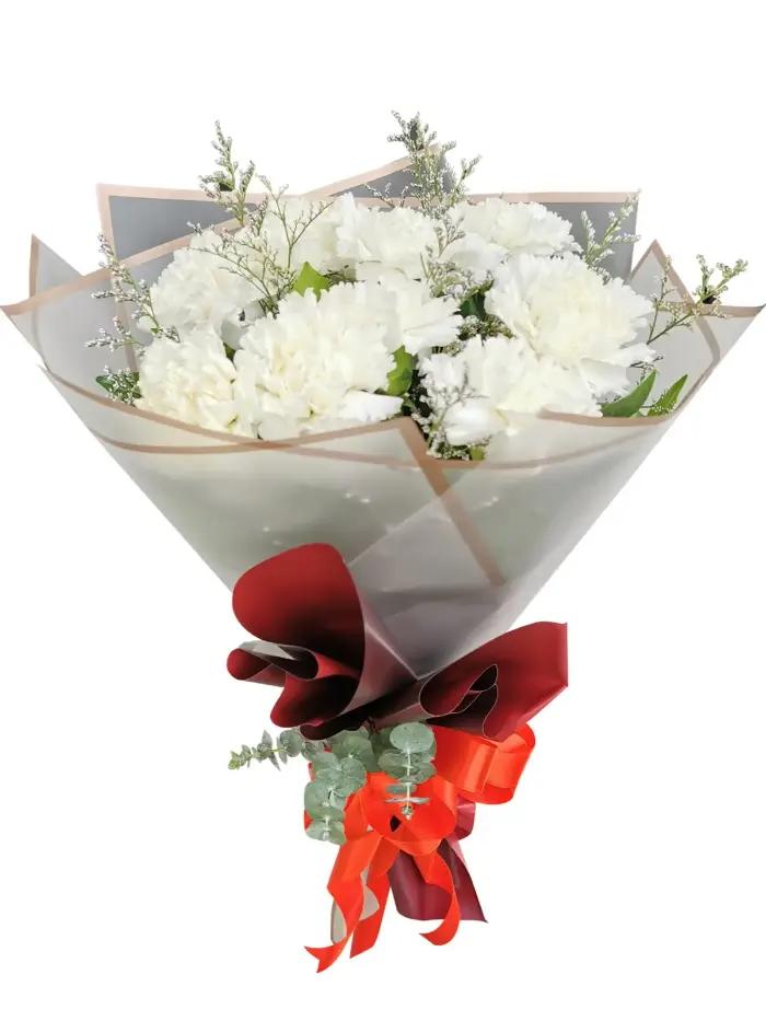 flower bouquet of carnations b f international las pinas city