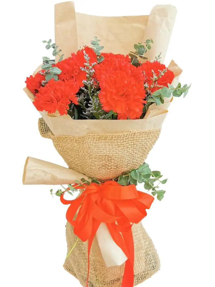 bouquet flowers carnations dasmarinas makati city