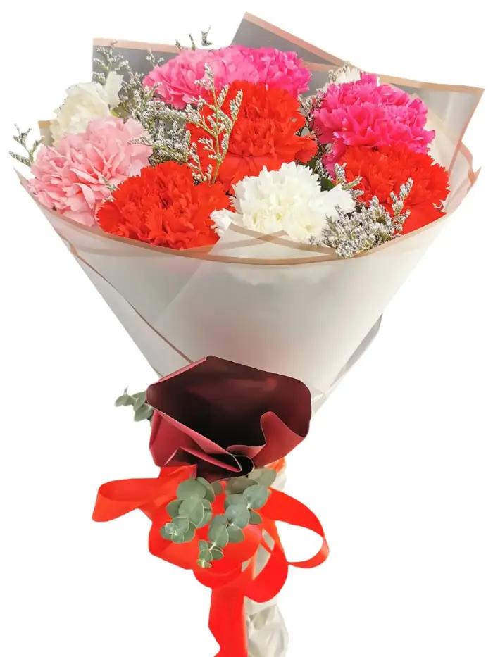 white carnation bouquet caloocan city