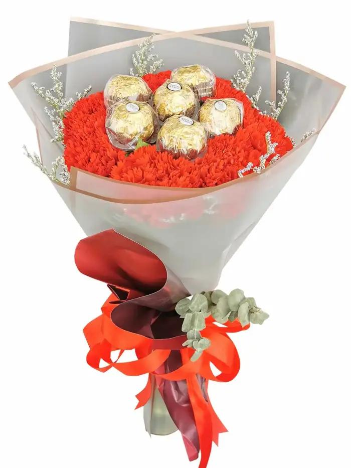 chocolates flower bouquet manuyo uno las pinas city