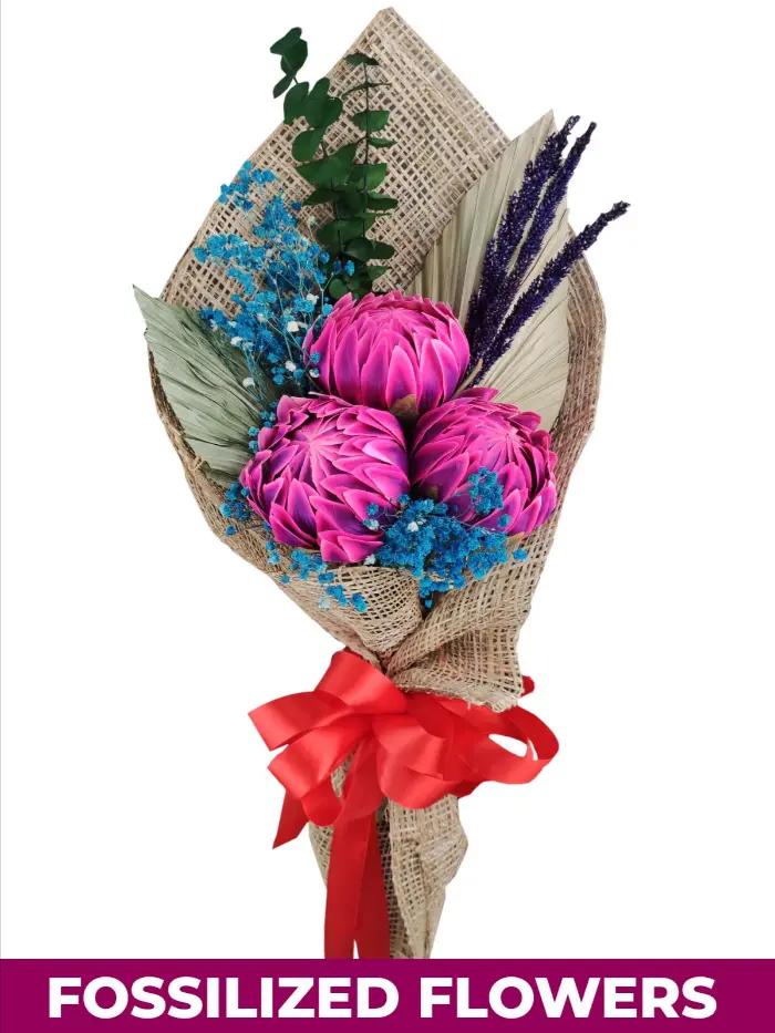 3 Stem Protea Gift – Preserved Flower Delivery Pampanga
