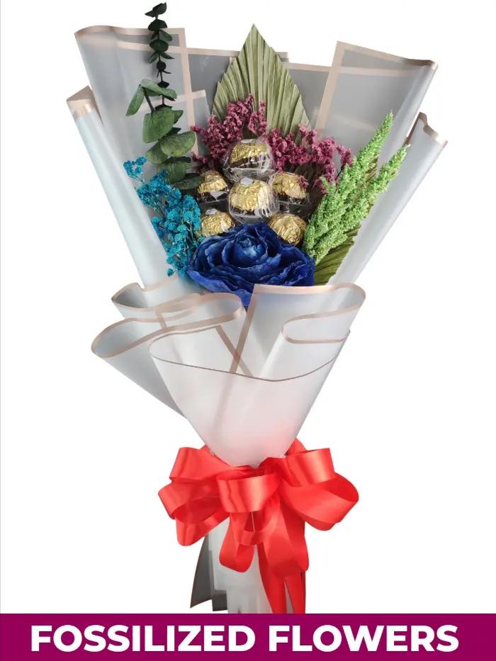 dried flower and chocolates bouquet daniel fajardo las pinas city