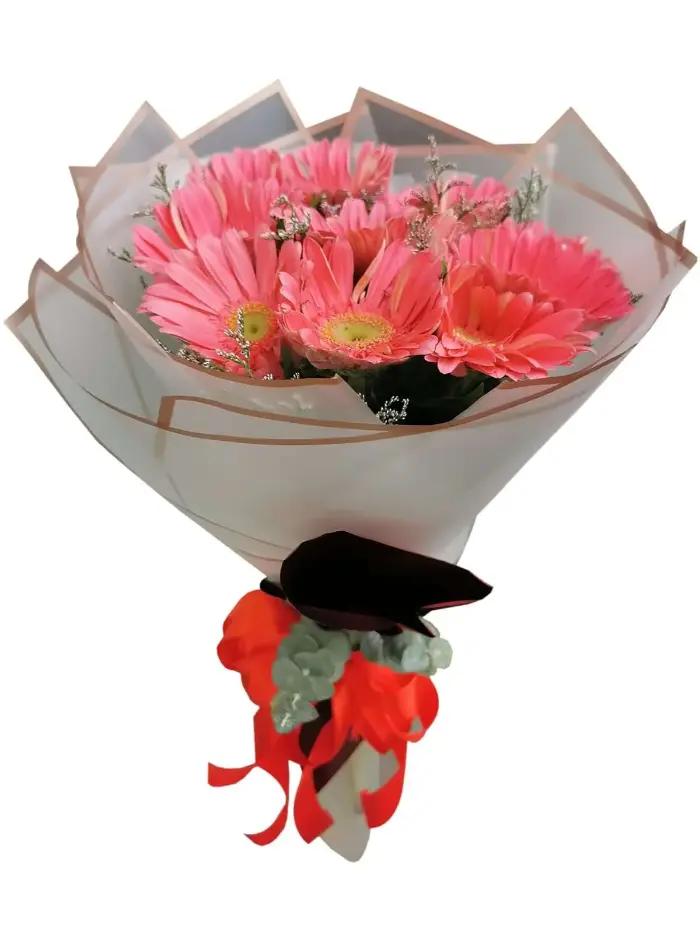 flower bouquet of gerberas b f international las pinas city