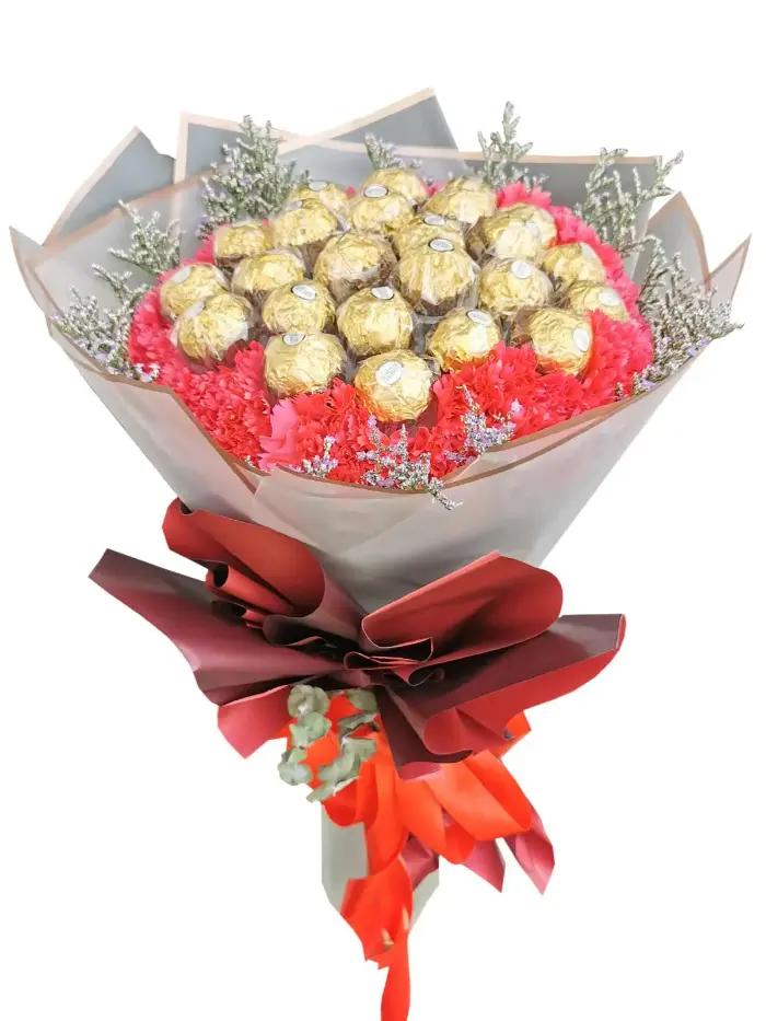 birthday chocolates flower bouquet kaybiga caloocan city