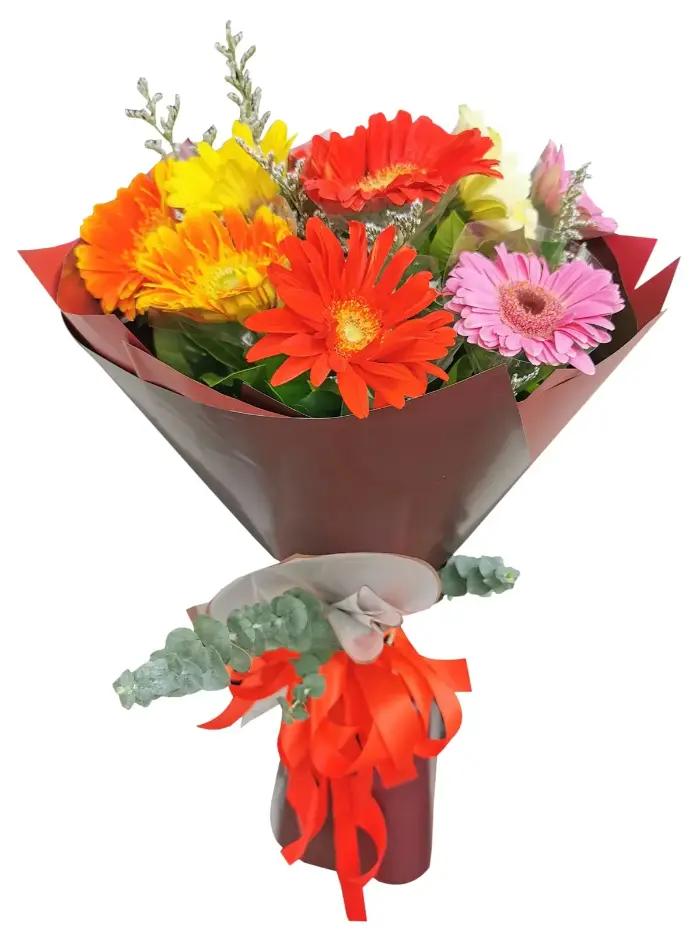 20 pcs mixed gerbera bouquet fresh flowers