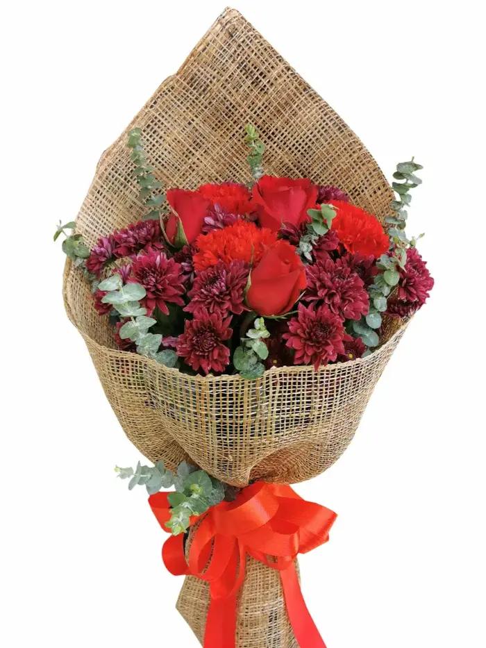 Cheerful Surprise Mixed Wrap – Premium Mixed Flower Bouquet for All Occasions