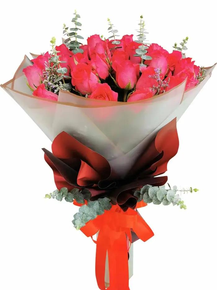 pink rose big bouquet las pinas city
