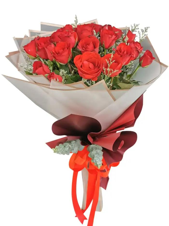 red roses bouquet las pinas city