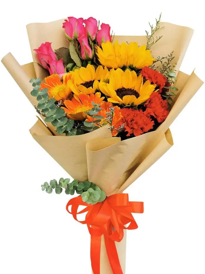 colorful flower bouquet shop manuyo uno las pinas city