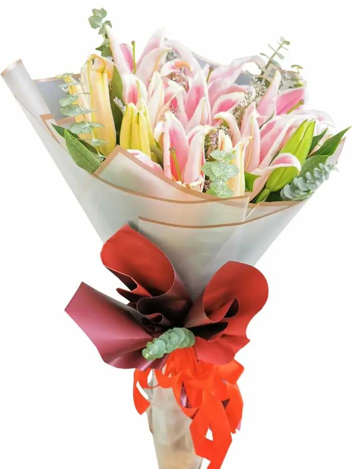 stargazer flower bouquet caloocan city