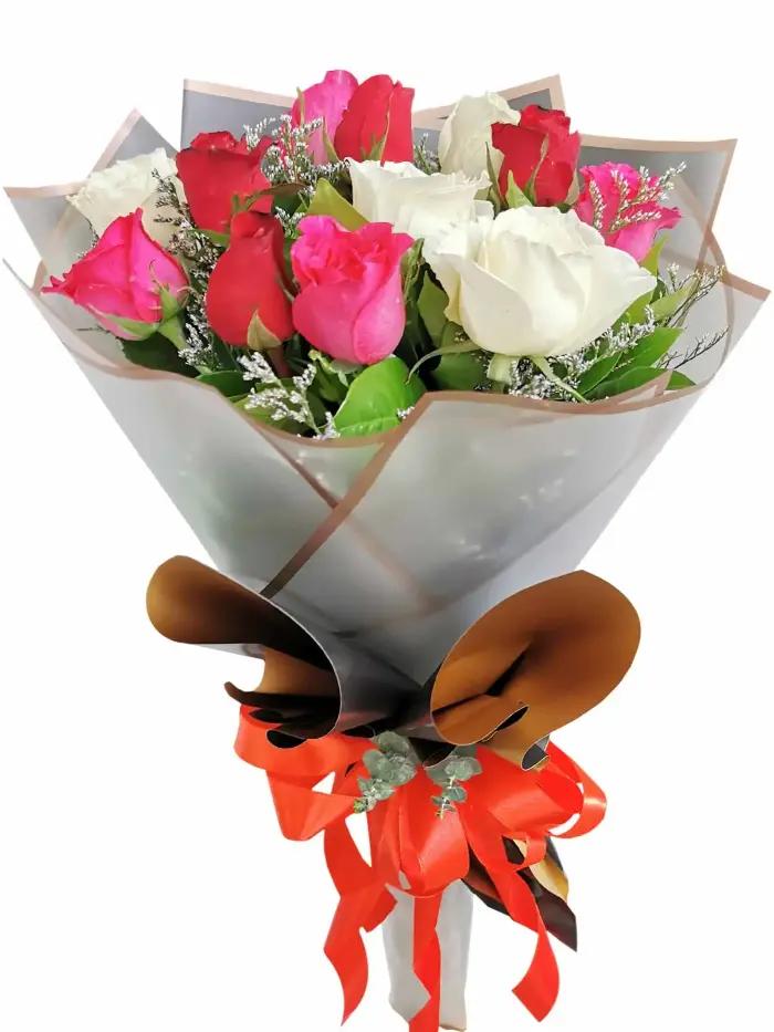 bouquet with roses zapote las pinas city