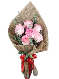 Light Pink Ecuadorian Roses Bouquet – Same Day Delivery Metro Manila Light pink Ecuadorian roses bouquet delivery in Metro Manila