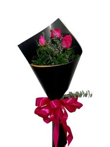big rose flower bouquet