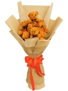 Adorable Soft Teddy Bear Plushie Same Day Delivery To Santa-Fe City