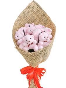 Cute Pink Teddy Bouquet Gift Pampanga Cute pink teddy bouquet gift Pampanga Philippines