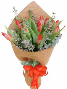 Premium Tulip Flower Bouquet Arrangements Same Day Delivery To Cabuyao City