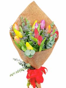 Premium Tulip Flower Bouquet Arrangements Same Day Delivery To Alfonso City