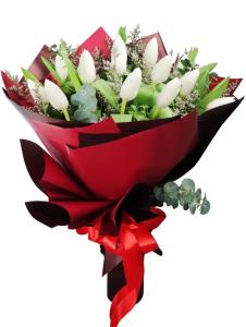 Premium Tulip Flower Bouquet Arrangements Same Day Delivery To Imus City