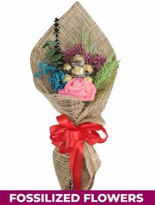 Ferro & Dried Flower Set | FlowerBouquet.vip Rizal Gift Ferro & Dried Flower Set – Preserved Flower Delivery Rizal