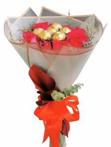 flower and chocolates flower bookey