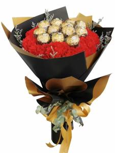 Flower and Chocolates flowers for her