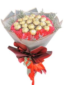 birthday chocolates flower bouquet kaybiga caloocan city