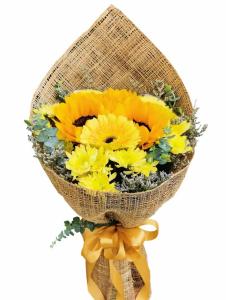 Bright Day Mixed Collection for Same-Day Delivery in Metro Manila, Cavite Bright Day Mixed Collection – Sunflowers, Roses, Gerberas & Lilies for Same-Day Delivery