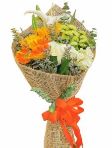 Pastel Dreams Mixed Bouquet Arrangement for Same-Day Delivery in Bulacan Pastel Dreams Mixed Flower Arrangement – Soft Pastel Roses, Lilies, and Carnations for Same-Day Delivery