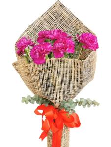 10 Pcs Purple Carnation Bouquet – Stunning Gift for Any Occasion 10 pcs purple carnation bouquet gift delivery Laguna