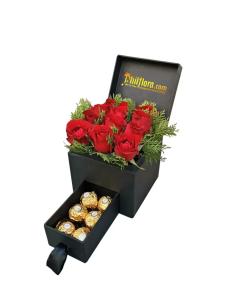 Red Rose & Chocolate Gift Bulacan Red Rose + Choco Gift Bulacan