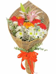 Radiant Sunshine Mixed Flower Bouquet for Same-Day Delivery in Metro Manila, Cavite Radiant Sunshine Mixed Flower Bouquet – Sunflowers, Roses, Gerberas & Lilies for Same-Day Delivery
