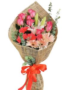 Classic Romance Mixed Bouquet for Same-Day Delivery in Cavite Classic Romance Mixed Treasure – Flower Bouquet Roses, Lilies, and Gerberas for Same-Day Delivery