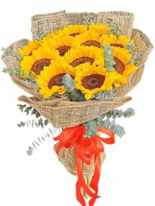 Dozen Sunflower Bouquet Gift Delivery Laguna 12 stem sunflower bouquet large sunflower bouquet delivery Laguna